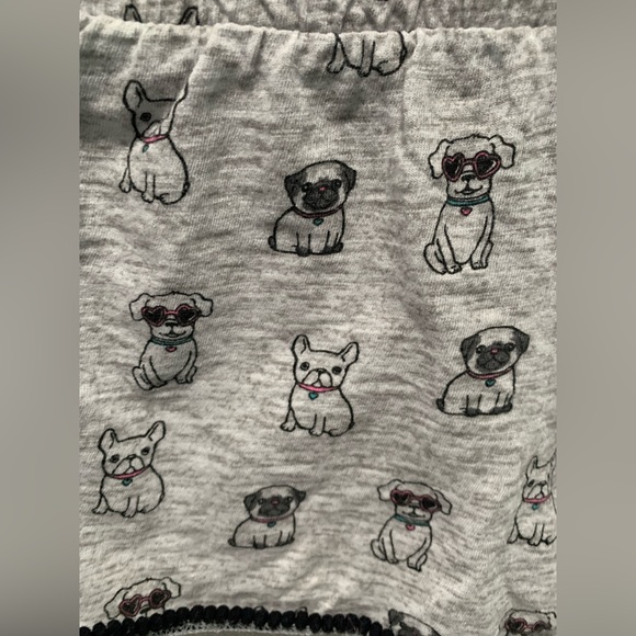 Cotton, Dog shorts from Justice.  With black trim detail. - Picture 5 of 5